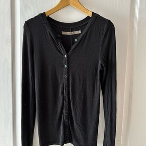 Black cardigan type top from Enza Costa